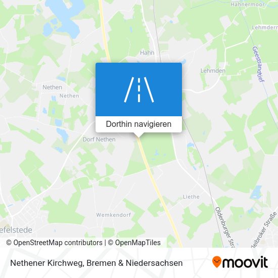 Nethener Kirchweg Karte