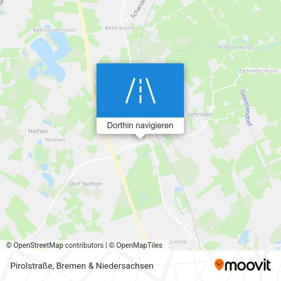 Pirolstraße Karte