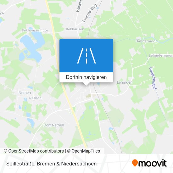 Spillestraße Karte