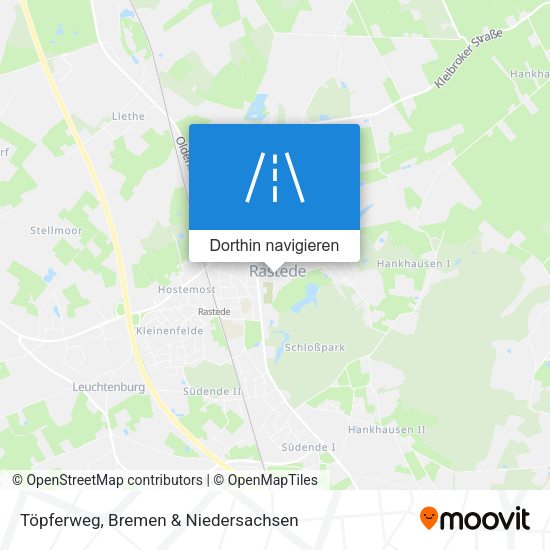Töpferweg Karte