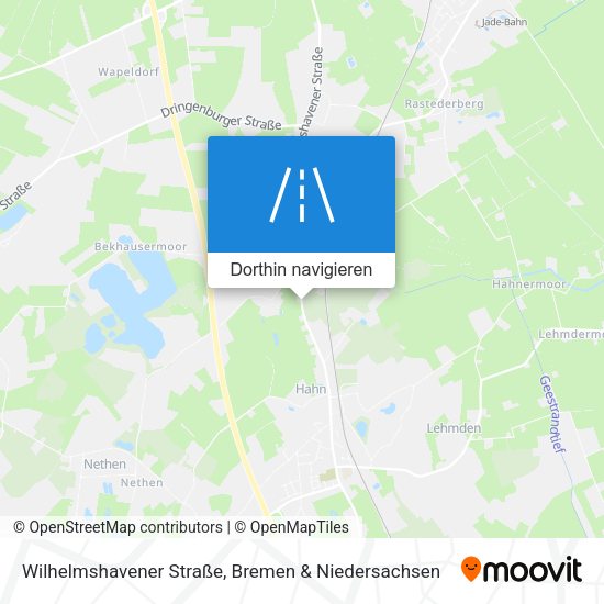 Wilhelmshavener Straße Karte
