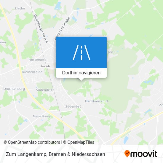 Zum Langenkamp Karte
