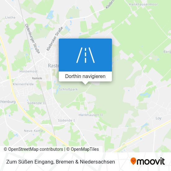 Zum Süßen Eingang Karte