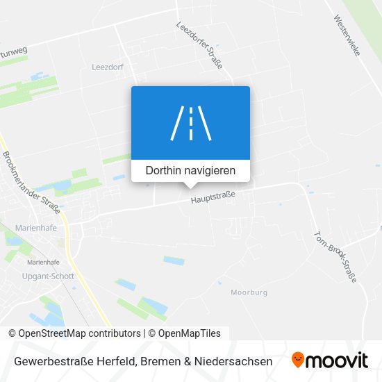 Gewerbestraße Herfeld Karte
