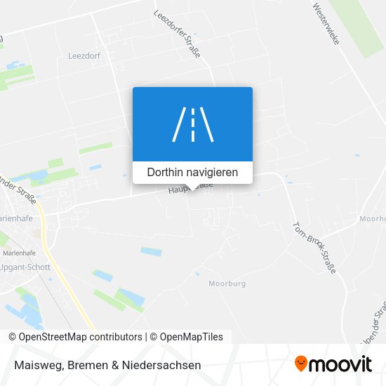 Maisweg Karte