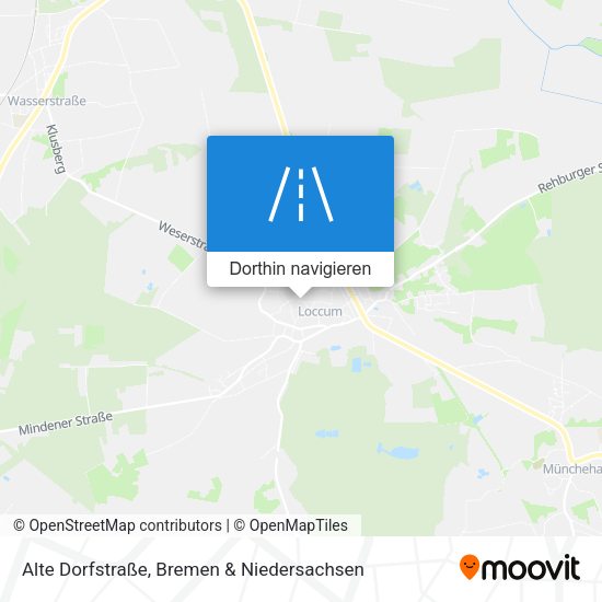 Alte Dorfstraße Karte