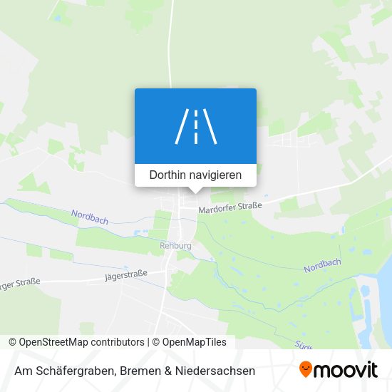 Am Schäfergraben Karte