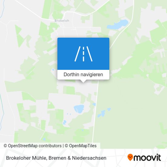 Brokeloher Mühle Karte