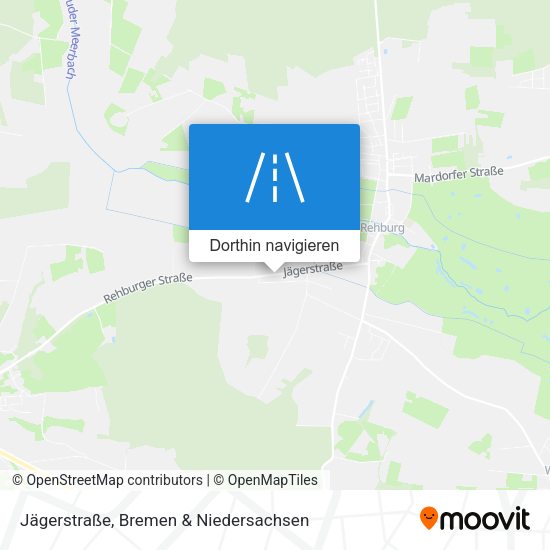 Jägerstraße Karte