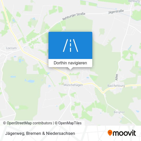 Jägerweg Karte