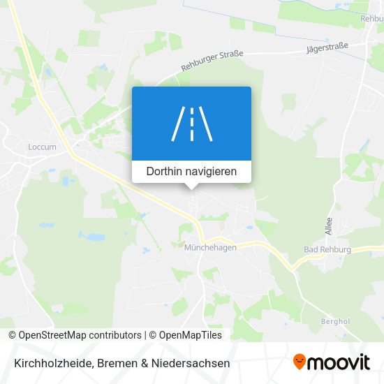 Kirchholzheide Karte