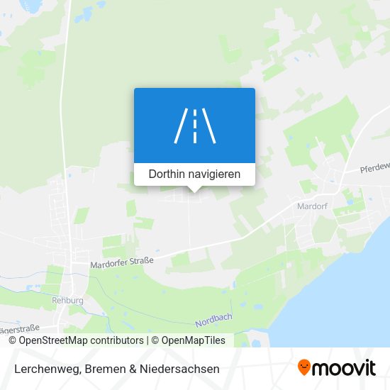 Lerchenweg Karte