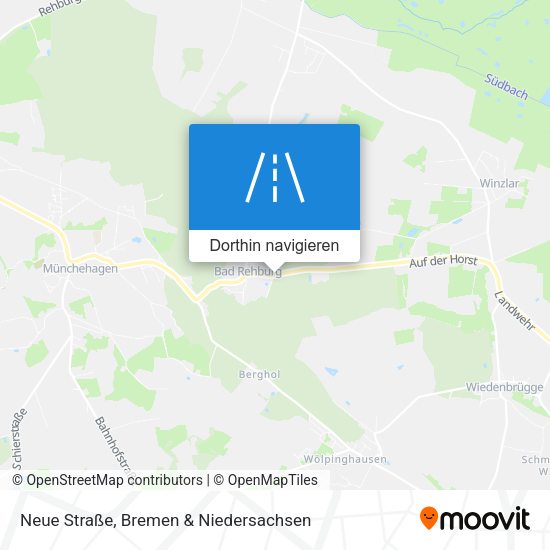 Neue Straße Karte