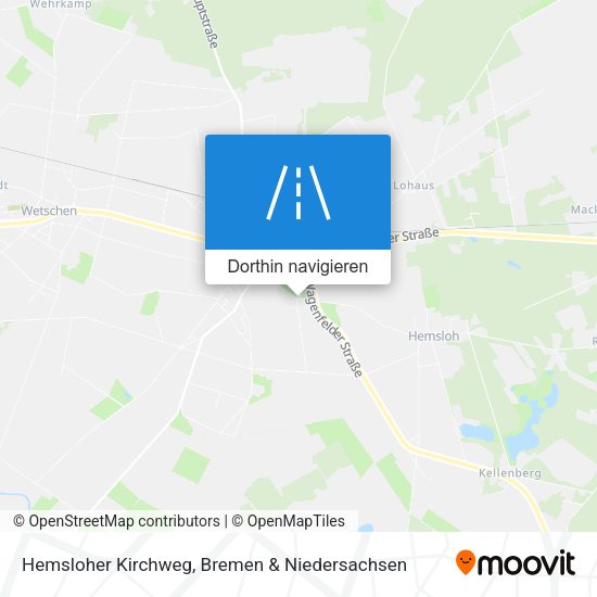 Hemsloher Kirchweg Karte