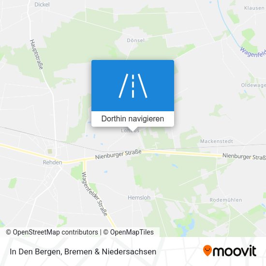 In Den Bergen Karte