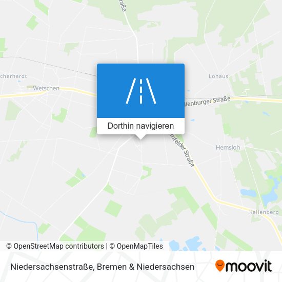 Niedersachsenstraße Karte