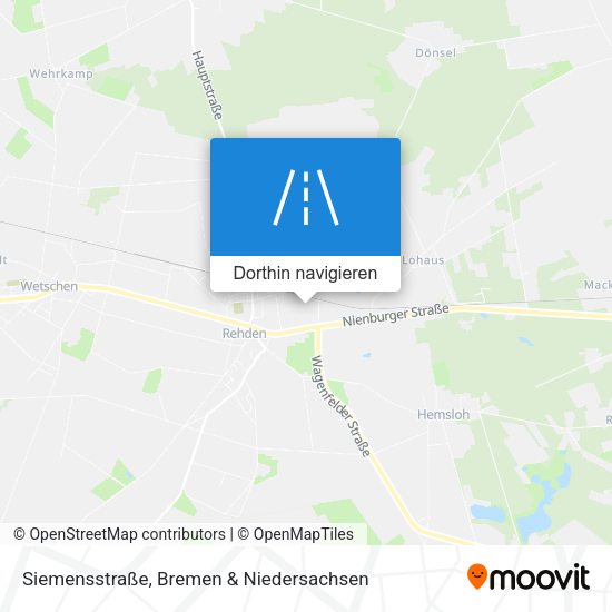 Siemensstraße Karte