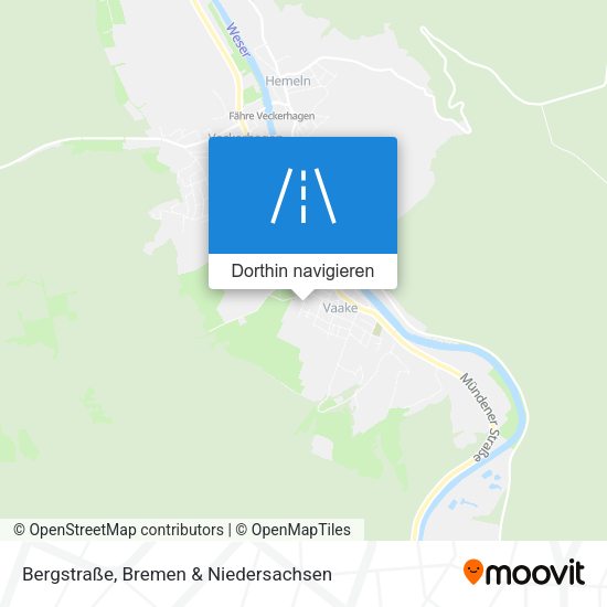 Bergstraße Karte