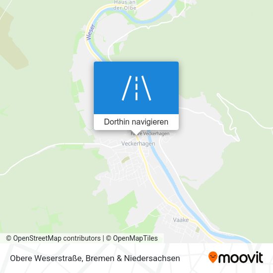 Obere Weserstraße Karte