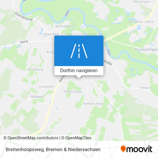 Breitenhoopsweg Karte