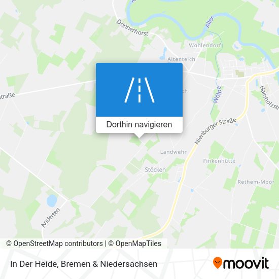In Der Heide Karte