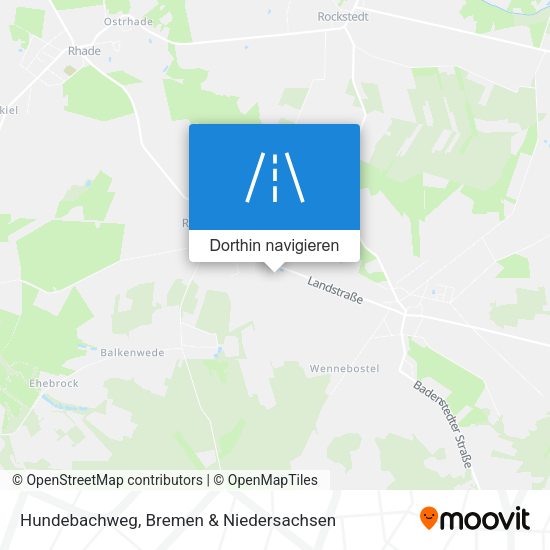 Hundebachweg Karte