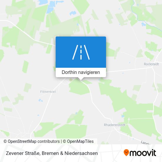 Zevener Straße Karte