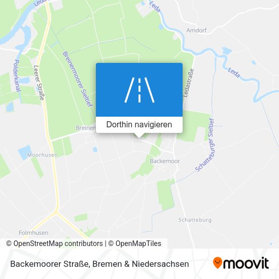 Backemoorer Straße Karte