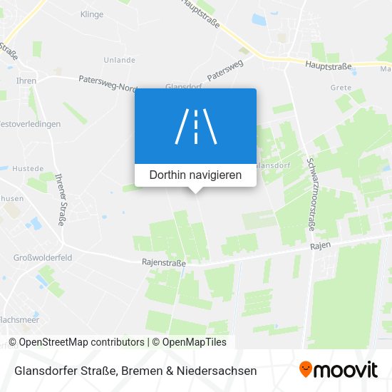 Glansdorfer Straße Karte