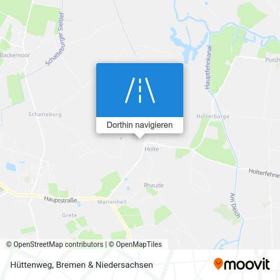 Hüttenweg Karte