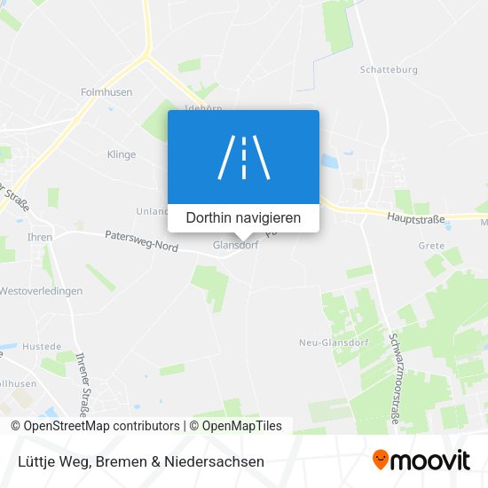Lüttje Weg Karte