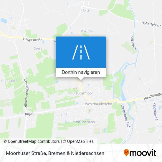 Moorhuser Straße Karte