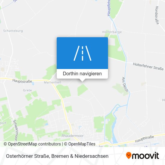 Osterhörner Straße Karte