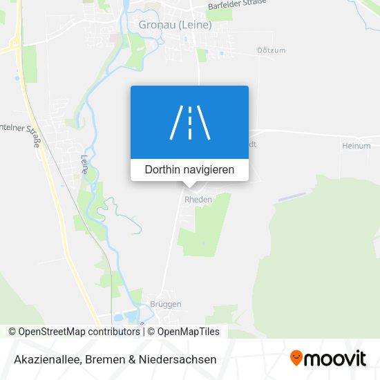 Akazienallee Karte