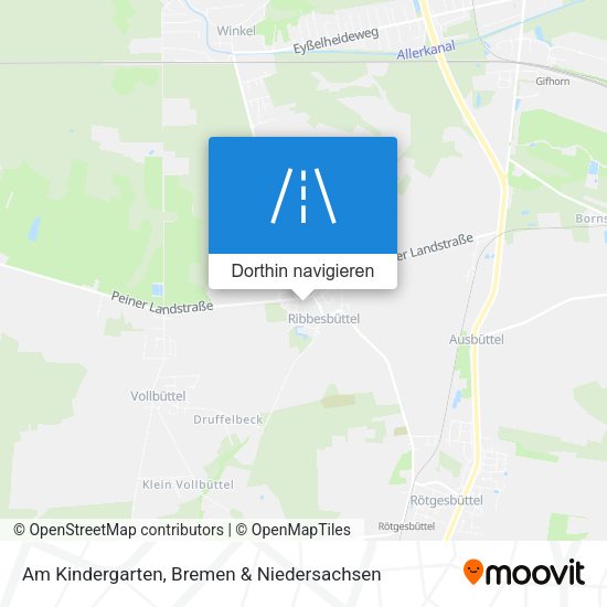 Am Kindergarten Karte