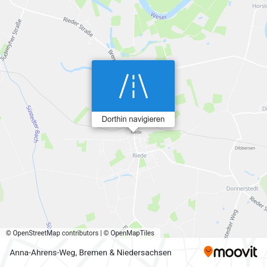 Anna-Ahrens-Weg Karte