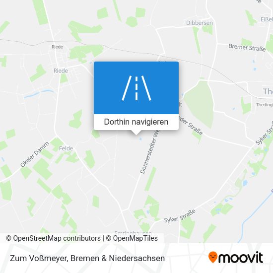 Zum Voßmeyer Karte