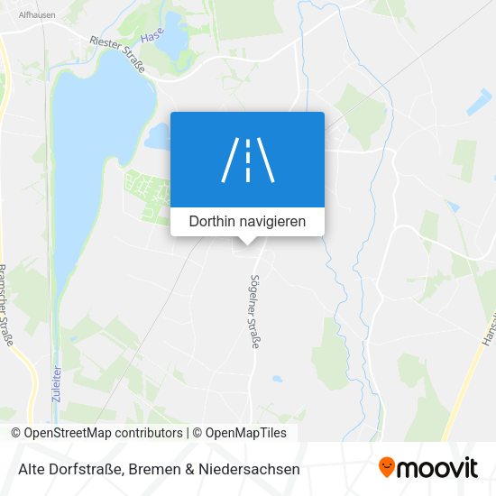 Alte Dorfstraße Karte