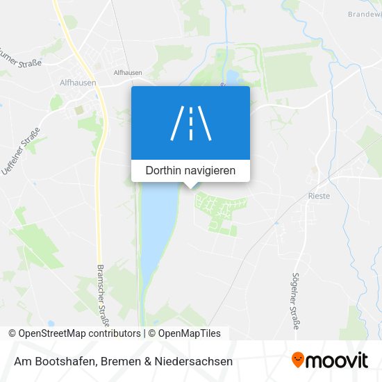 Am Bootshafen Karte