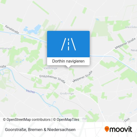 Goorstraße Karte