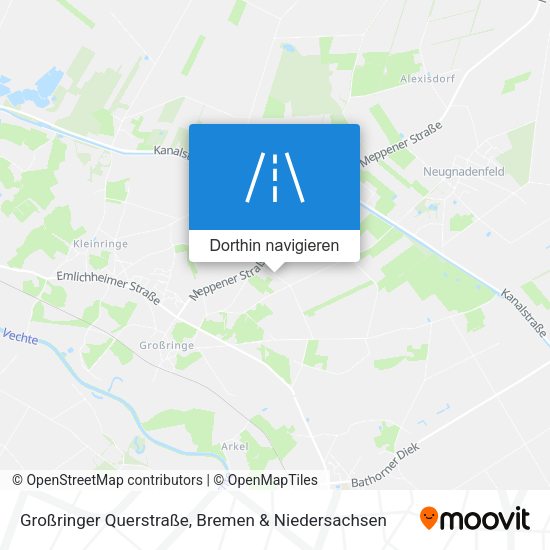 Großringer Querstraße Karte