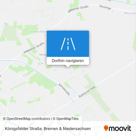 Königsfelder Straße Karte