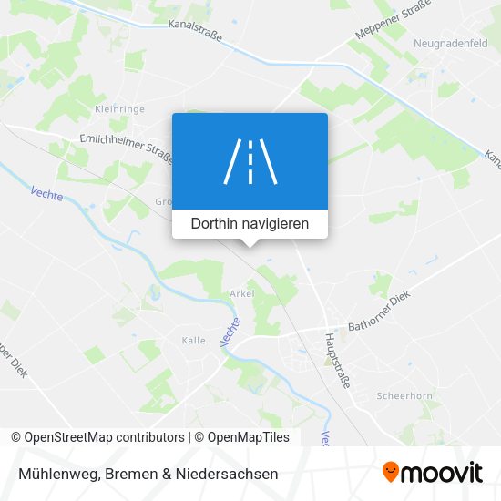 Mühlenweg Karte