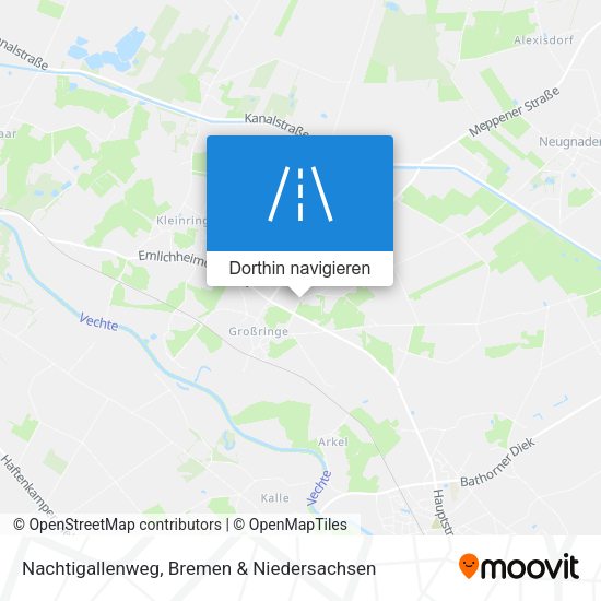 Nachtigallenweg Karte