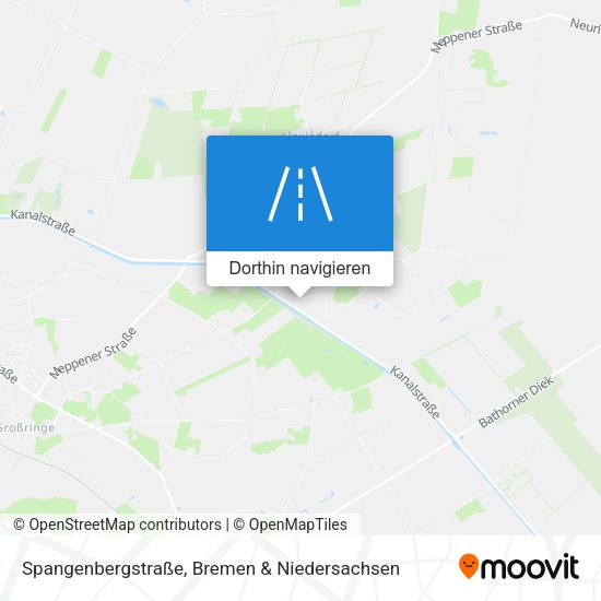 Spangenbergstraße Karte