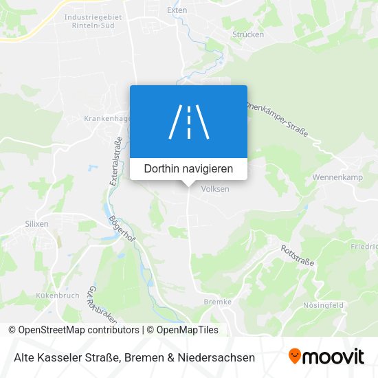 Alte Kasseler Straße Karte