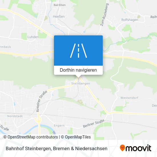 Bahnhof Steinbergen Karte