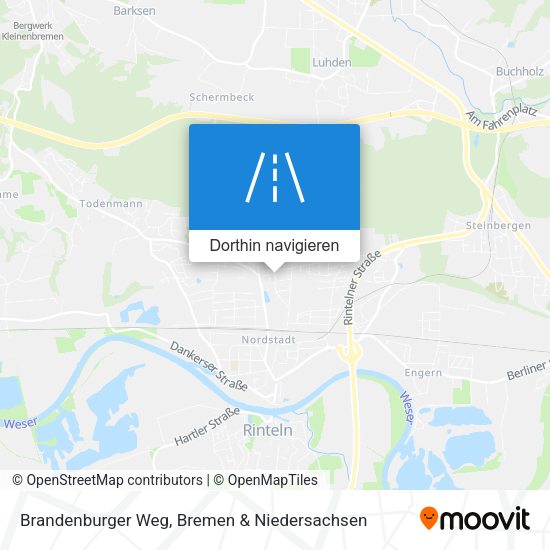Brandenburger Weg Karte
