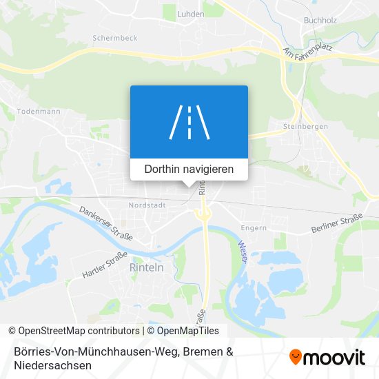 Börries-Von-Münchhausen-Weg Karte