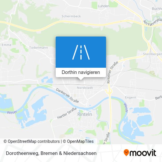 Dorotheenweg Karte